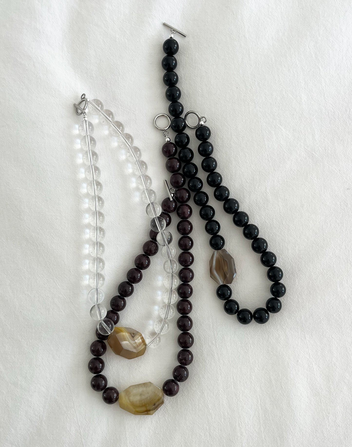 Chunky Nora Necklace / Plum