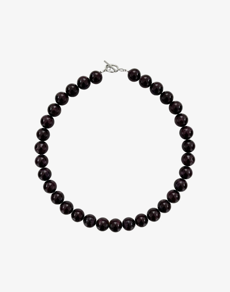 Chunky Suki Necklace / Plum