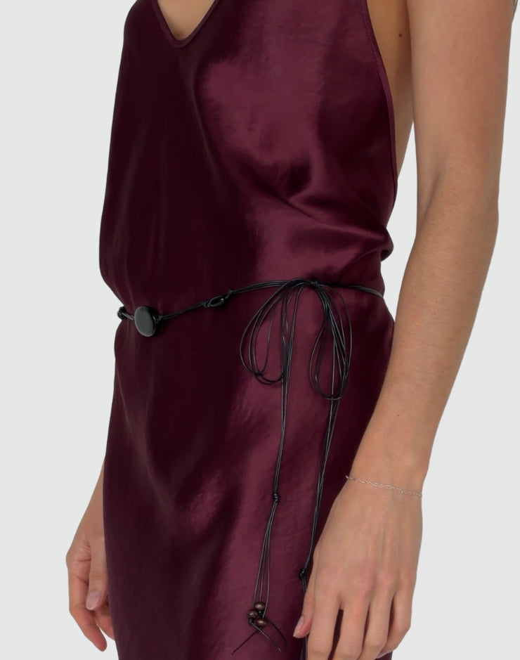 Romy Beaded Belt / Black