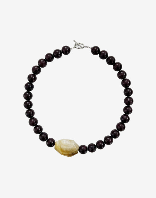 Chunky Nora Necklace / Plum