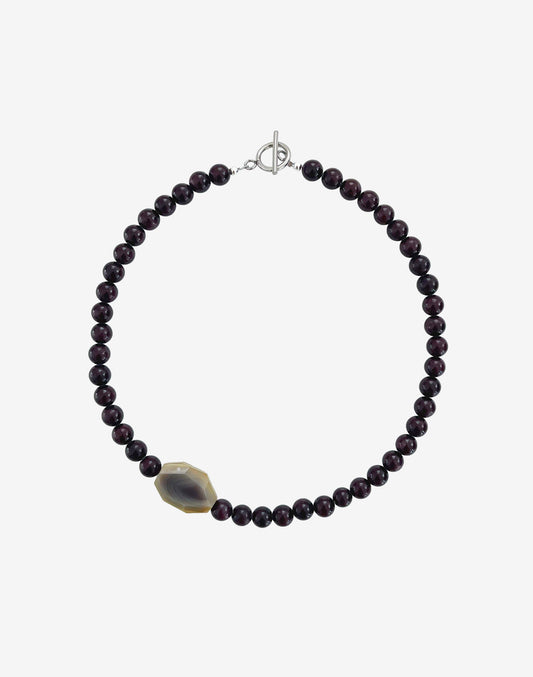Mini Nora Necklace / Plum