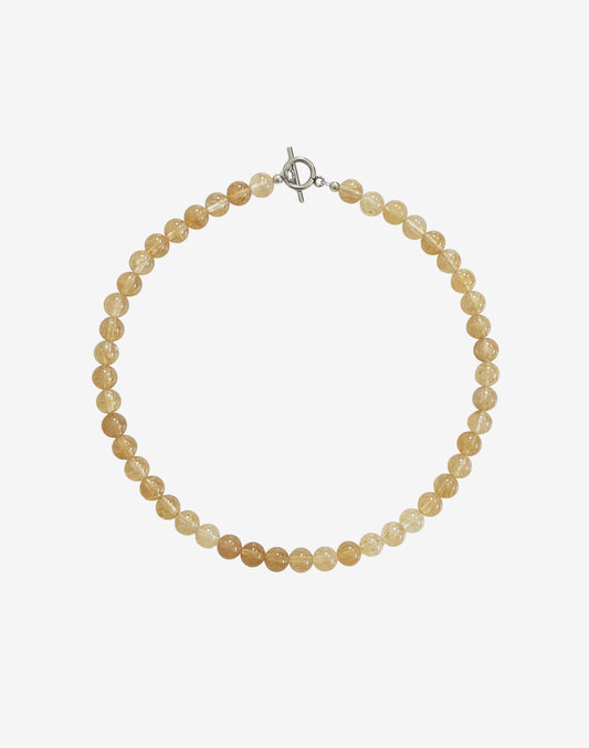 Mini Leia Necklace / Yellow Citrine